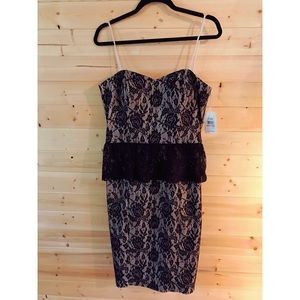 NWT Jessica Simpson Peplum Lace Dress